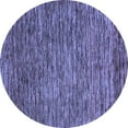 thumbnail image 1 of Ahgly Company Machine Washable Indoor Round Abstract Blue Modern Area Rugs, 8' Round, 1 of 4