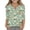 #A02-Mint Green, variant on Tshirts for Kids Girls Button Down Vintage Floral Print Tshirt Henley 3/4 Sleeve Toddler T-Shirt Summer Cute Cotton Toddler Tops Girls