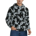 thumbnail image 2 of Sikiie Flower Men's Hoodie, Essentials Hoodie, Sweatshirt, Pullover Hooded Sweatshirt for Men-4X-Large, 2 of 7