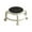 Black, variant on 360 Rotating Low Stool Rolling Pulley Pedicure Stool Space Saving Comfortable Breathable Plastic Chair with Wheels for Home Bathroom 10x10x7in,Black