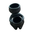thumbnail image 3 of Maceta para flores, soporte para bonsái, decoración del hogar, jarrón de mesa, maceta para plantas 85x10x105cm negro, 3 of 9