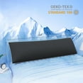 thumbnail image 4 of Parojati 20x54 inch Cooling Body Pillow for Adults- Pillow Insert with Shredded Blue Memory Foam, Enough Support for Side Sleepper, Dark Grey, 4 of 7