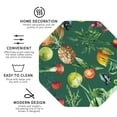 thumbnail image 4 of Disketp Vegan Funny Coasters,4 Pcs Leather Coasters With Holder, Perfect Housewarming Hostess Gifts,Protect Furniture From Water Marks Scratch And Damage, 4 of 9