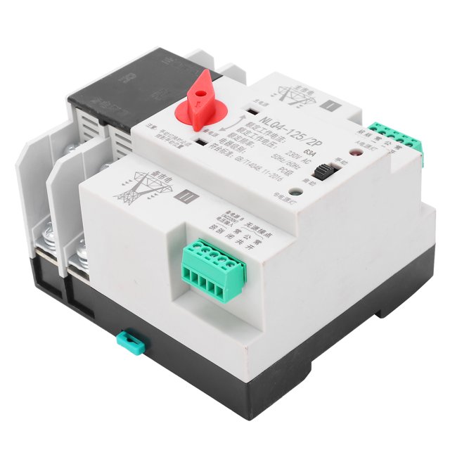 2P Switch, Durable Compact Structure Automatic Transfer Switch With 1 X User Manual For Factory 63A