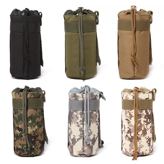 Joernso Outdoor Portable Tactical Military Hiking Water Bottle Kettle Bag Pouch Holder