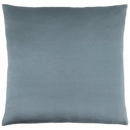 Satin Throw Pillow - Monarch Throw Pillow in Pale Blue Satin