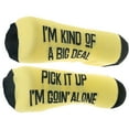 thumbnail image 5 of Collections Etc Unisex Euchre Big Deal Novelty Crew Socks, 5 of 6