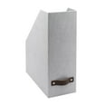 thumbnail image 6 of Bigso Estelle Canvas Fiberboard Upright Magazine Storage Box | Ash, 6 of 12