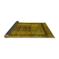thumbnail image 2 of Ahgly Company Indoor Square Abstract Yellow Modern Area Rugs, 4' Square, 2 of 4