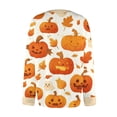 thumbnail image 5 of IYYVV Womens Halloween Cardigan Sweaters Ghost Print Button up Cardigans Fall Winter Warm Sweater Coats Beige S, 5 of 6
