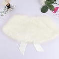 thumbnail image 4 of Kaerm Kids Flower Girls Wedding Faux Fur Bolero Shrug Pageant Birthday Party Formal Event Short Cape Beige One_Size, 4 of 6