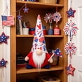 thumbnail image 6 of Nkmbld 4th of July Patriotic Gnomes Decorations Handmade Plush Gnomes Table Decorations Farmhouse Tiered Tray Decorations for Kitchen Desk Table Shelf Decor, 6 of 8
