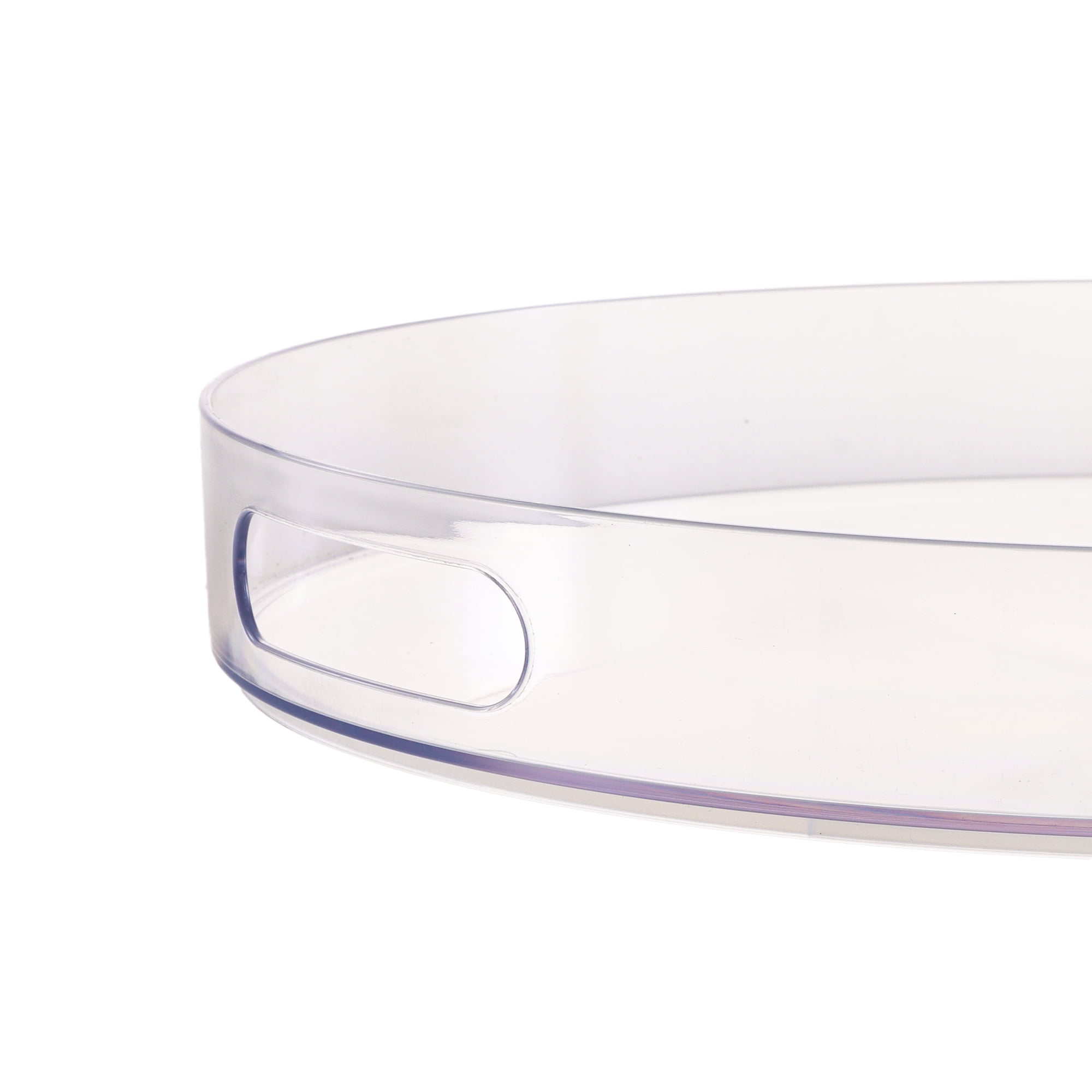 14 x 16.5 IN Clear Oval Plastic Tray, by Way To Celebrate