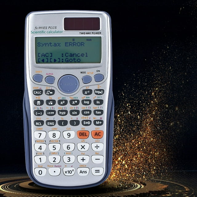 Calculadora portátil, Calculadora científica portátil completa para estudiantes Calculadora científica Funcionalidad de alta precisión