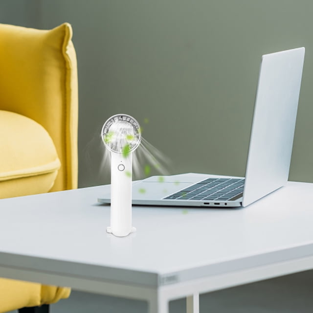 Handheld Fan. Mini Handheld Coolin Fan. Usb Charging Hanging Large Wind Light Tone Portable Handheld Small Fan