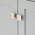 thumbnail image 4 of ARIEL 67" Grey Single Bathroom Vanity with 1.5" Edge Pure White Quartz Countertop & Backsplash, 1 Rectangular Sink, 2 Soft Closing Doors, 9 Full Extension Dovetail Drawers, Brushed Nickel, 4 of 8