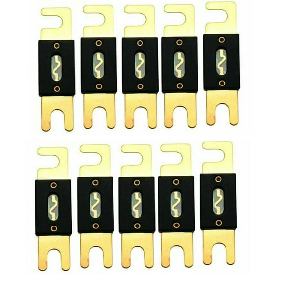 IMC Audio ANL Fuse 125 Amp Car Vehicle Marine Audio Video System Gold 10 Pack