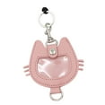 thumbnail image 1 of lionlar Pet Hair Storage Keychain Commemorative Pet Memorial Gift PU Leather Keyring Pink, 1 of 9