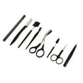 thumbnail image 3 of Professional Eyebrow Kit, Stainless Steel Eyebrow Grooming Kit Safe To Use With Storage Bag For Women Men, 3 of 8