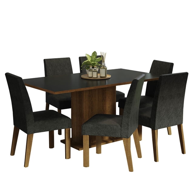 Juego de Comedor Madesa Oxford Renata con Mesa y 6 Sillas