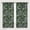 Style-1, variant on William Morris Floral Curtains, Watercolor Vintage Flower Art Style Room Windows Treatments for Bedroom Living Room, Boho Chic Green Floral Printed Drapes 2 Panel Sets,52x84 Inch