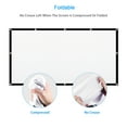 thumbnail image 2 of Yeacher 100-inch Portable HD Projector Screen 16:9 Projection Screen Foldable Thick Durable for Outdoor Home Theater, 2 of 7