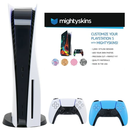 Sony PlayStation 5 Core with Extra Blue Dualsense Controller and Skins Voucher