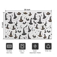 thumbnail image 5 of Halloween Witch Hats and Bats Door Rugs,Washable Non Slip Door Mats Indoor,Decorative Door Mats,Entry Mat Indoor for Entrance,Bedroom,Kitchen,Bathroom,17"x30", 5 of 6