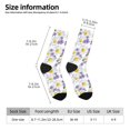 thumbnail image 2 of Fotbe Daisies Flowers Calcetas Largas con Estampado para Hombre y Mujer – Calcetas de Compresión Transpirables y Elásticas, Viajar y Uso Diario Talla 5-11, 2 of 6