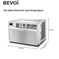 thumbnail image 5 of Bevoi BEV15WiNCC 15,000 BTU EasyCool Window Air Conditioner with Remote 115V 15A in White, 5 of 7