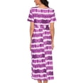 thumbnail image 4 of Fankiway Liquidation de Maternité Robes Grande Taille Robe Col en V Manches Courtes Ceinture Robe de Maternité Imprimée pour Femmes Vêtements de Maternité Grande Taille en Liquidation, 4 of 5