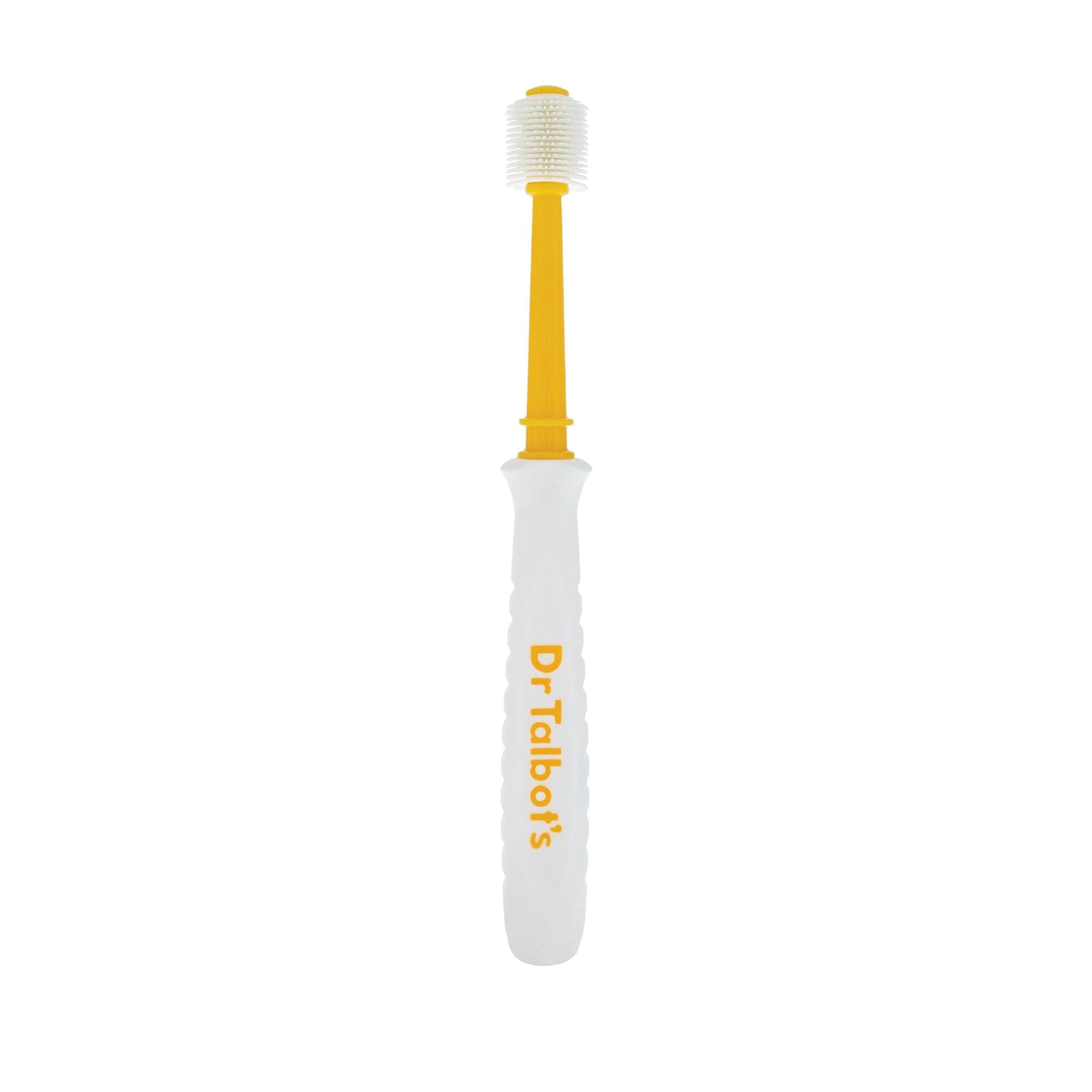 Dr. Talbot's 2pk 360 Baby Toothbrush, Aqua/Yellow