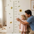 thumbnail image 2 of REGALWOVEN Sunflower Design Height Measurement Ruler, Self-adhesive Height Measure Mural for Teens Baby Bedroom Green Yellow 57.4 x 17.7 Inch, 2 of 7