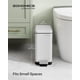thumbnail image 2 of Bote de basura SONGMICS de acero inoxidable de 10 litros con tapa para baño, 2 of 7