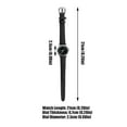 thumbnail image 4 of Korean Fashion Watch Leather Strap Casual Quartz Waterproof Watch for Daily Use, 4 of 7