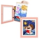 thumbnail image 1 of Marco de fotos de almacenamiento abatible Marcos de arte para niños Marco de fotos magnético Marco de fotos de madera para niños, 1 of 5
