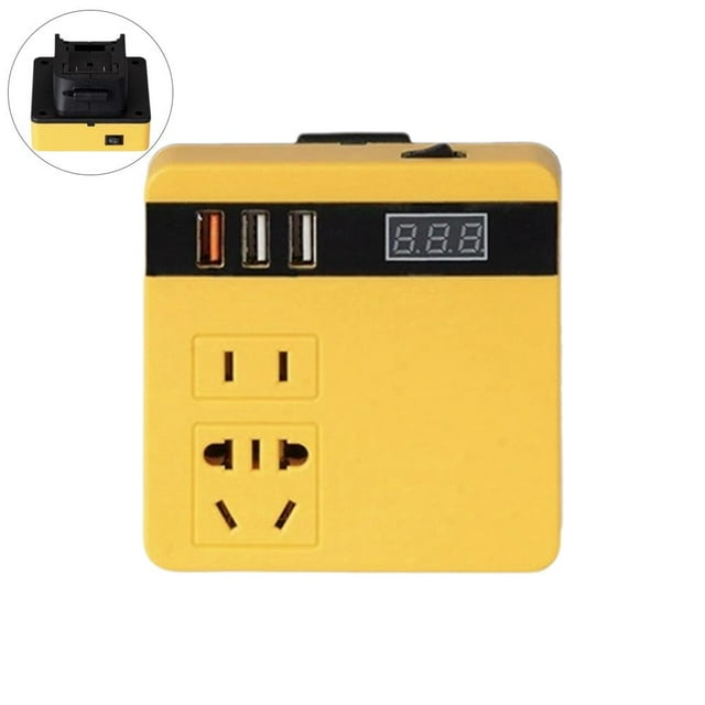 EZLIFE Inversores de potencia portátiles de 120 W H4P7 V6H6 M8E6 Y9Z2