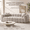 102.7 Oversized Cloud Sofa Camel, variant on 102.7 Inch White Marshmallow Sofa, Oversized Boucle 4-Seat Couch with Plush Tufted Seat, 2 Cushions, No Assembly for Apartment or Condo