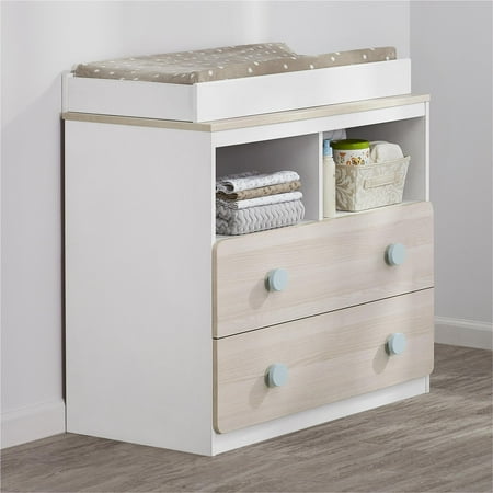 Novogratz Prism Changing Table White Walmart Com