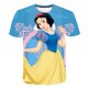 thumbnail image 1 of Camisetas de verano para niños de Blancanieves, camisetas de moda para niños y niñas, camisetas casuales de dibujos animados de manga corta de Disney para niños de 4 a 14 años, 13T Gao Jinjia LED, 1 of 2