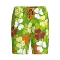 thumbnail image 4 of Gaeub St. Patrick's Day3 Printed Men's Short Pajama Pants, Lightweight Lounge & Sleep Bottoms Keep You Cool - 4X-Large, 4 of 9