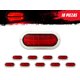 thumbnail image 1 of Kit de 10 Plafones TUNELIGHT-RENOVATIO 12 LEDS Estrobo Rojo Ovalado, 1 of 3