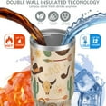 thumbnail image 4 of 1pc Western Cowboy-1 30oz Tumbler with Straw & Handle - Insulated Stainless Steel Cup | Holiday Gift for Man Women (Christmas, Valentine's, Birthday), 4 of 7
