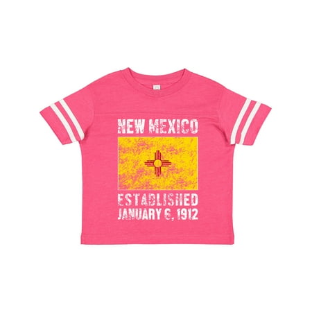 

Inktastic Established January 6 1912 New Mexico Flag Gift Toddler Boy or Toddler Girl T-Shirt