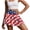 American Flag Star Heart, variant on Yuyamidu Lemon Athletic Skort Casual High Waisted Tennis Skirts for Women Breathable Golf Pickleball Skirt with Shorts Pockets Size S