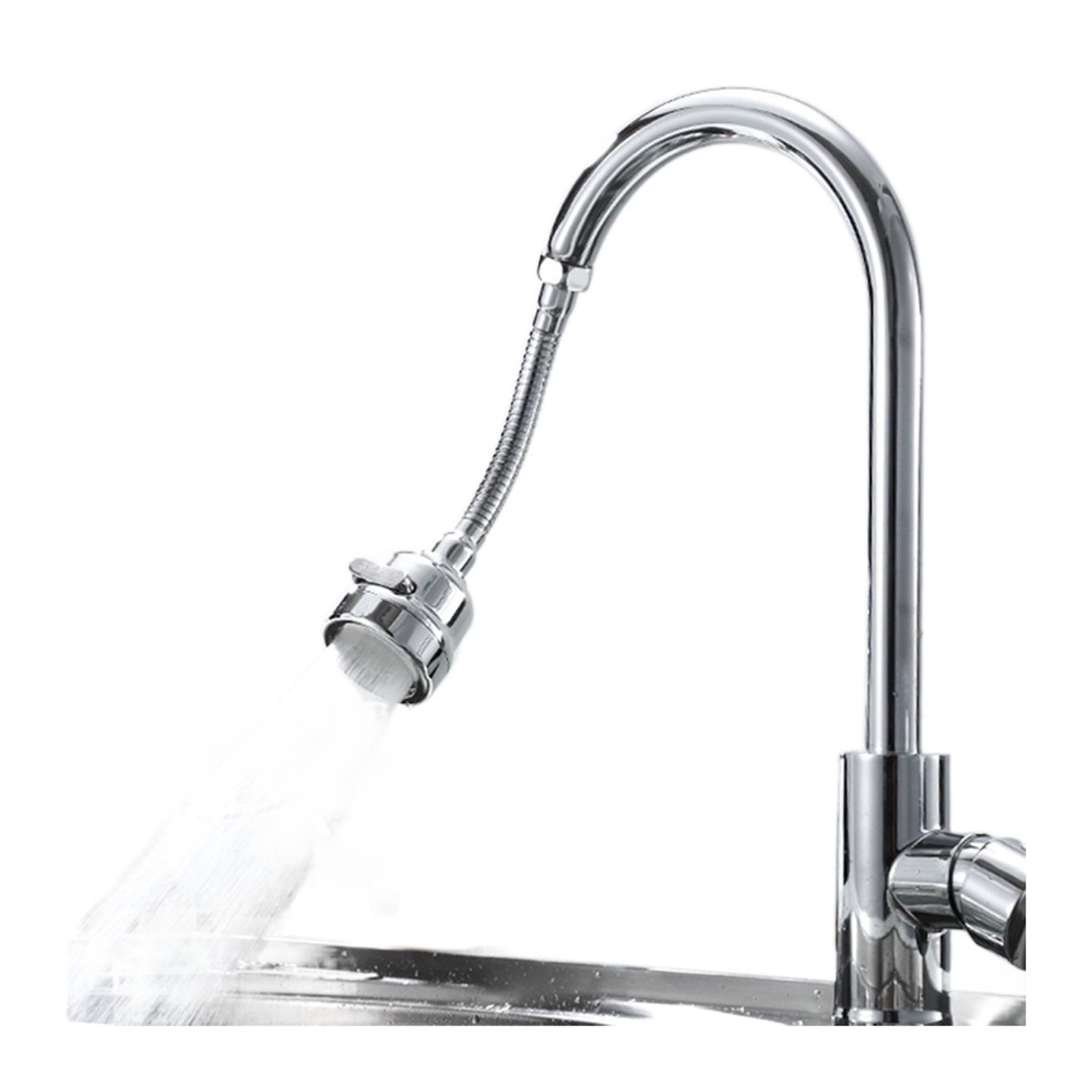 Rotating Nozzle For Mixer Tap Pressurized Splash Water Saving Aerator Kitchen Aerator Bubbler Diffuser Faucet Convenient ,Easy to Use