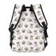 thumbnail image 4 of Easygdp Pugs Mochila Ergonómica Versátil para Laptop - Múltiples Bolsillos, Correas Ajustables, Unisex para Escuela, Viajes y Actividades al Aire Libre-One Size, 4 of 5