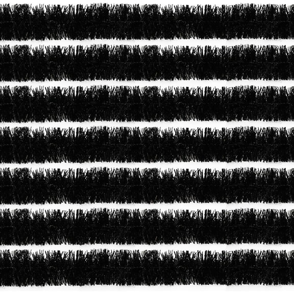 100 Feet Black Tinsel Garland Christmas Foil Tinsel Garland Decoration Metallic Banner Wall Hanging Streamers for Christmas Tree Birthday Party Decorations (3.54" x 100', Black) Black