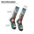 thumbnail image 2 of Yiaed Floating Cat And Donuts Print Great elasticity Adult Stockings Sports socks for Men and Women, 2 of 6