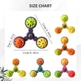 thumbnail image 4 of Goowood Parrot Toys Interactive Chewable Bell Windmill Spinning Bird Cage Toys for Parrots Parakeets Cockatiels Conures Colorful Mental Stimulation and Beak Care Activity, 4 of 5